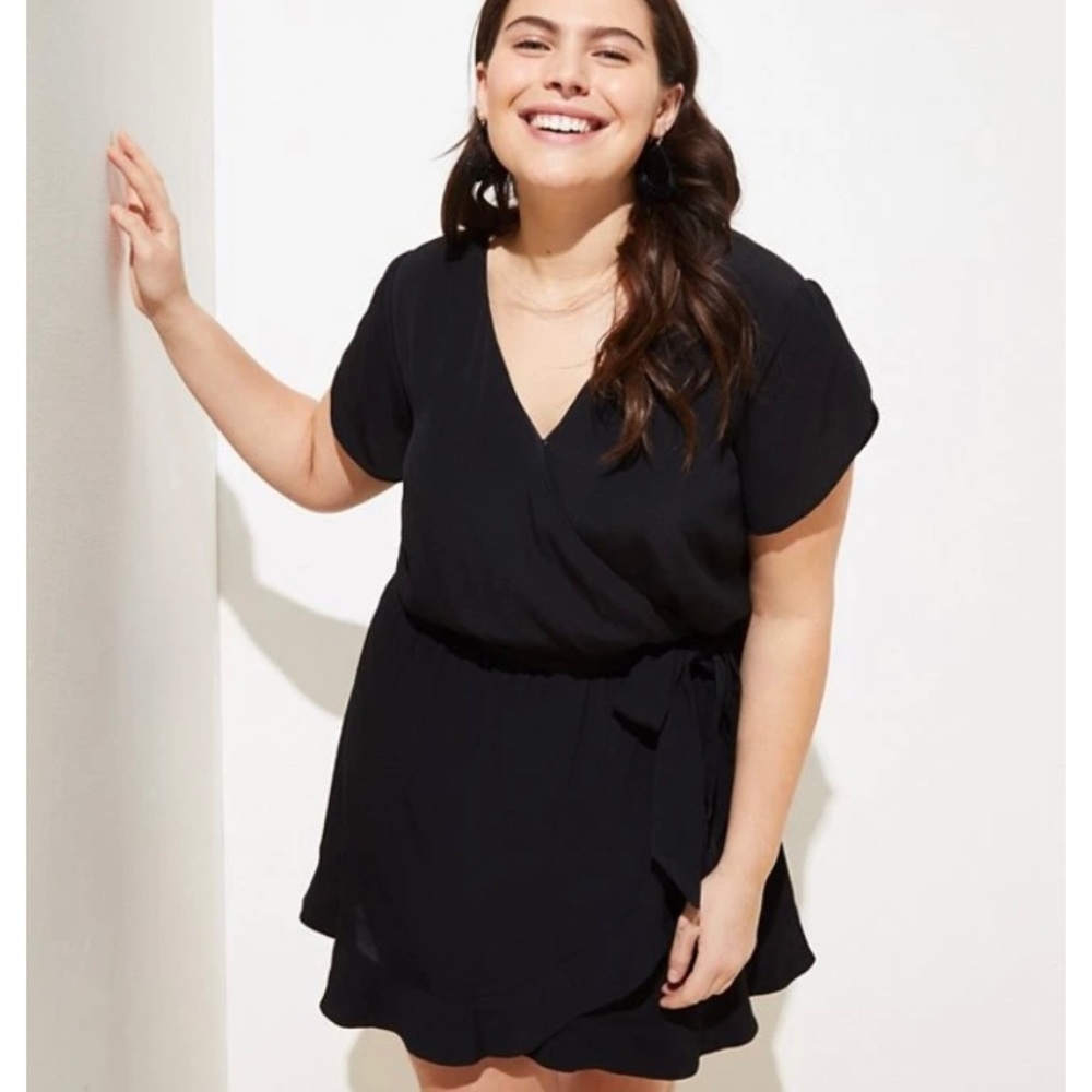 NWT LOFT plus size wrap skort romper